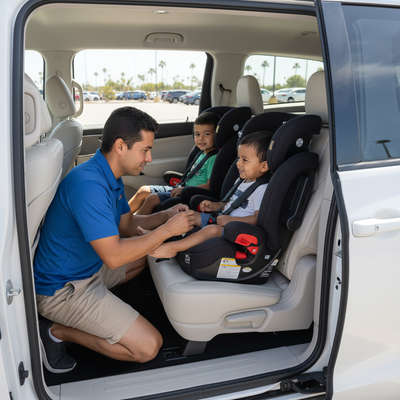 Child Seat & Booster Laws in Orlando for Rental Car Travelers