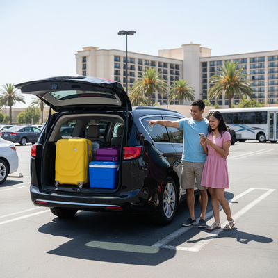 Disneyland by Rental Car: Anaheim Hotels, Parking & Shuttles
