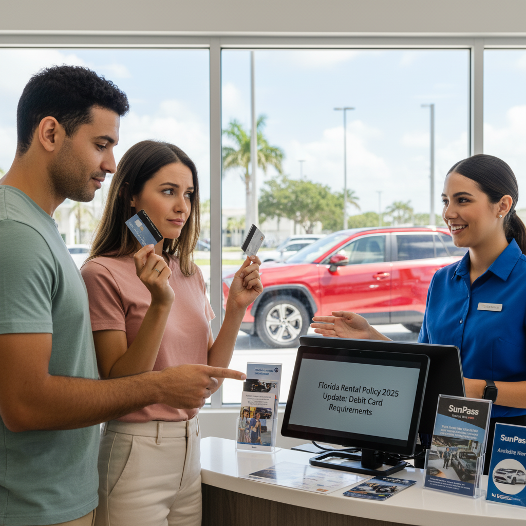 Debit vs Credit Card for Car Rentals in Florida: 2025 Policy Update