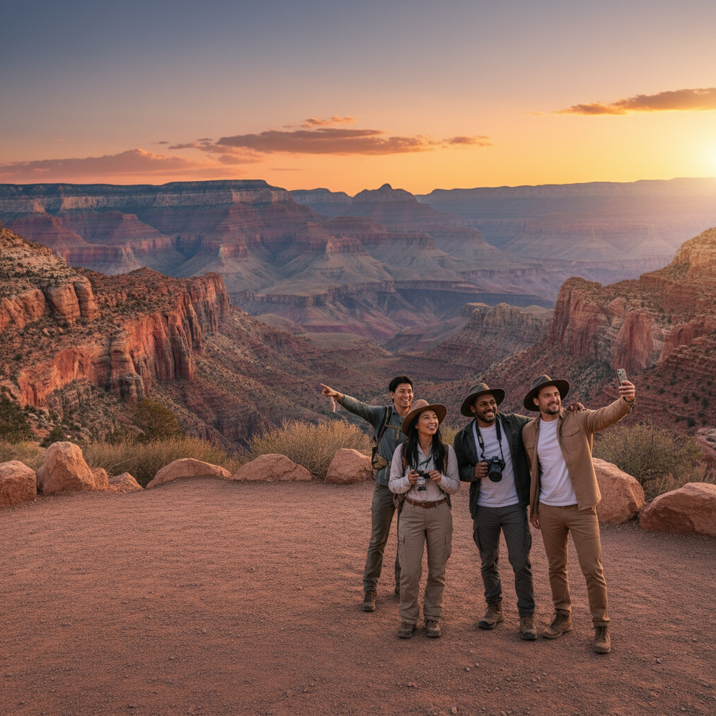 Las Vegas–Zion–Bryce–Grand Canyon: 4‑Day Scenic Loop