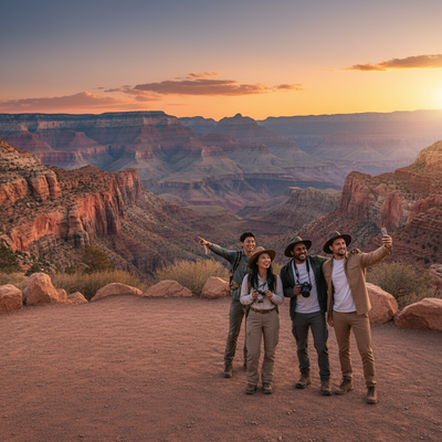 Las Vegas–Zion–Bryce–Grand Canyon: 4‑Day Scenic Loop