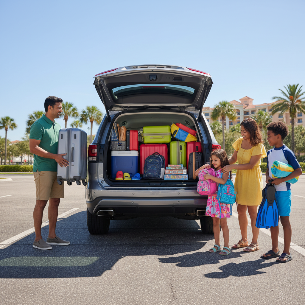 Family Packing List for Orlando Road Trips with a Rental Car