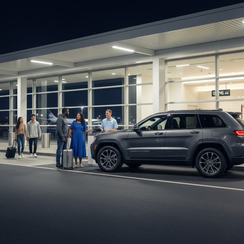 Are car rental counters open 24/7 at New York JFK (JFK)?