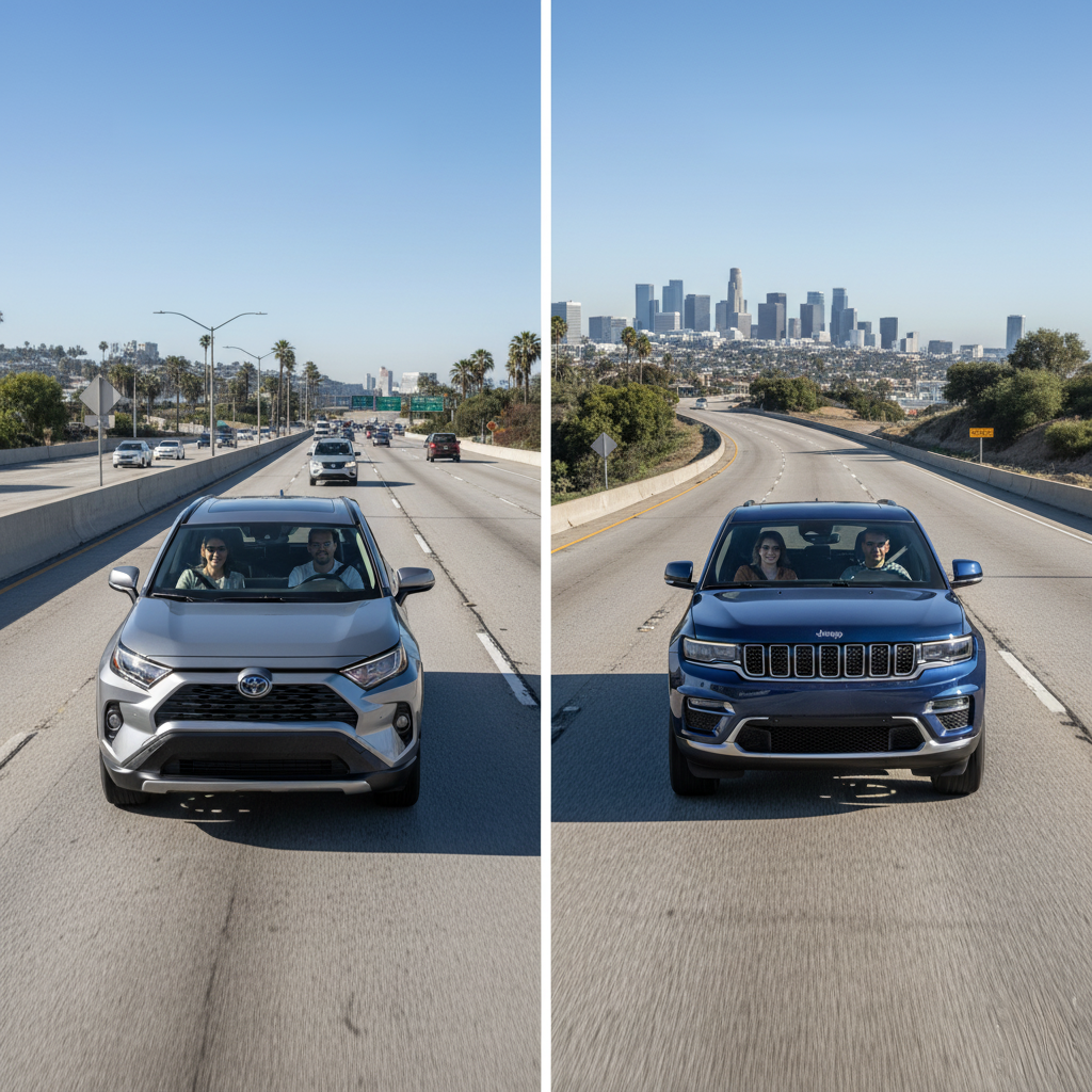 Best car class for LA freeways: hybrid, SUV or economy – Hola Car Rentals