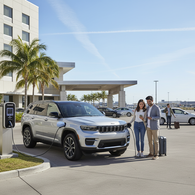 Hotel Chargers Near LAX: Where to Stay When You Rent an EV