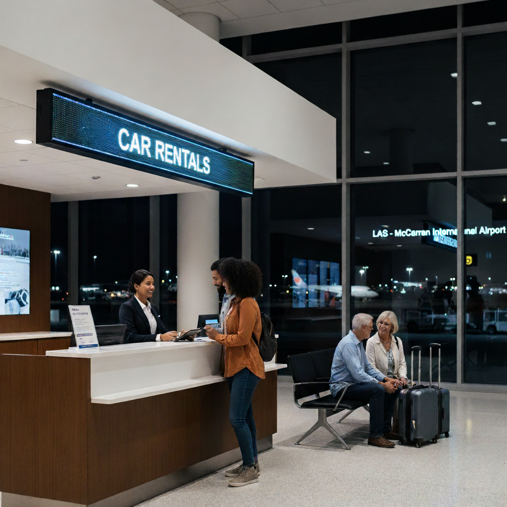 After-Hours Pickups at LAS: Counter Hours, Shuttle Timing & Deposit Rules