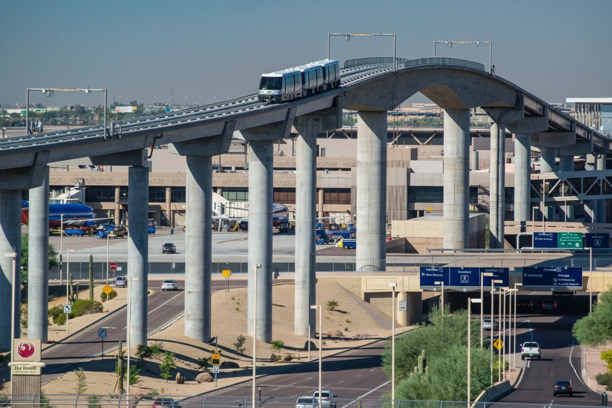 Phoenix Sky Harbor (PHX) Car Rental: SkyTrain, Desert Driving & I‑10 Tips