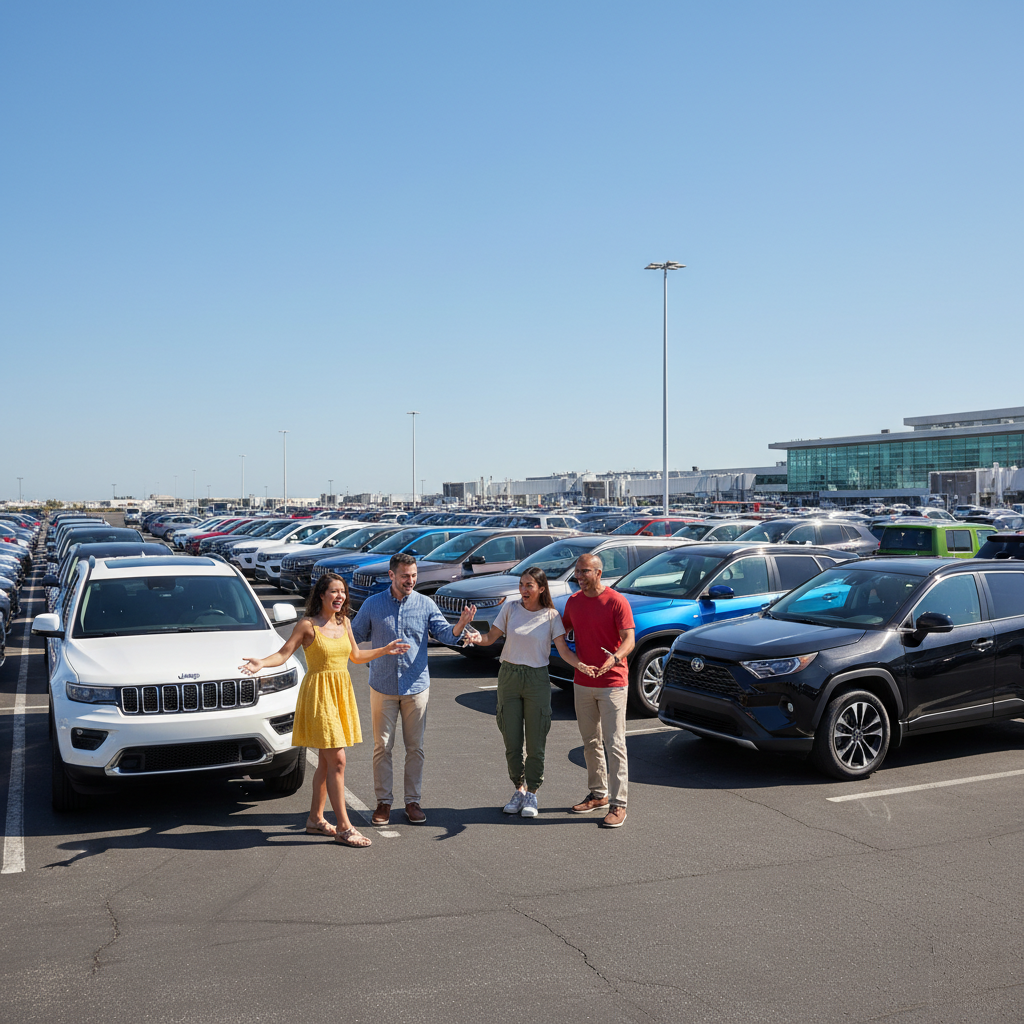 Who reliably offers 4WD/AWD rentals at Seattle–Tacoma Airport?