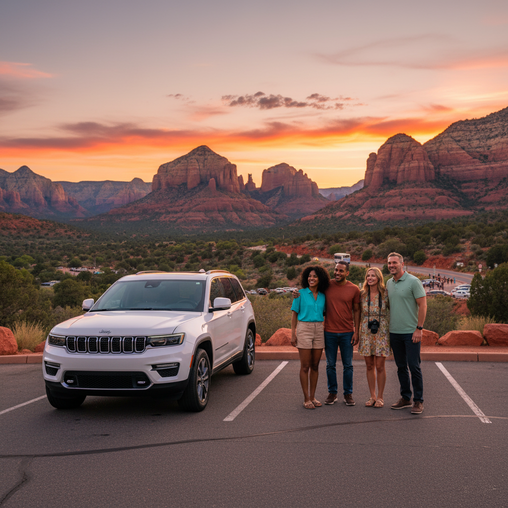 Phoenix to Sedona by Rental Car: Red Rock Scenic Byway, Parking & Shuttles