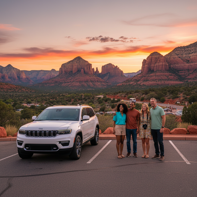 Phoenix to Sedona by Rental Car: Red Rock Scenic Byway, Parking & Shuttles