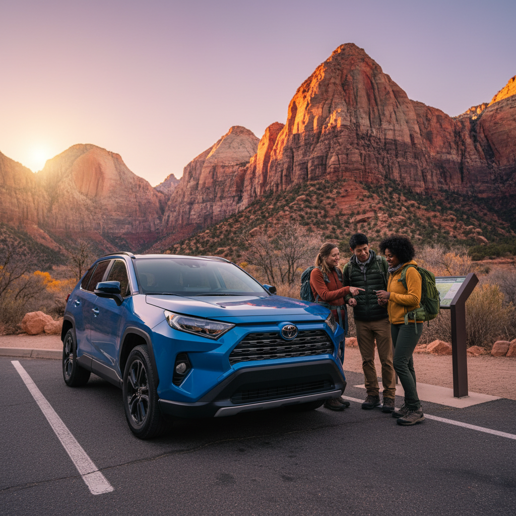 Vegas to Zion in Late October: Early Sunsets, Shuttles & Parking