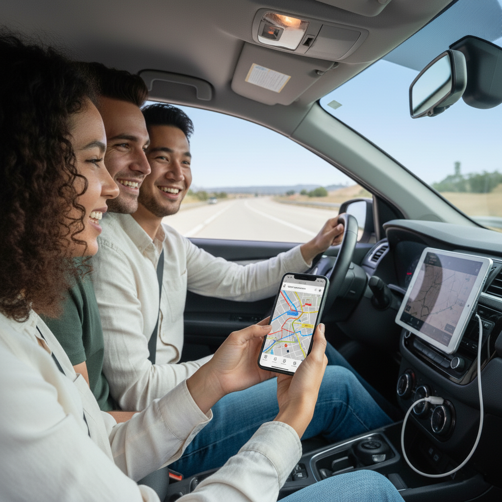 Using Offline Maps on U.S. Road Trips: Google, Apple & Waze