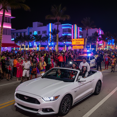 Miami Beach Halloween by Car: Closures, Parking & Checkpoints