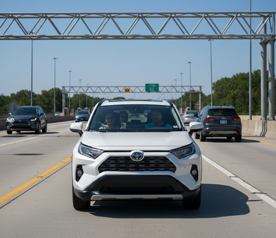 Do I need an I‑PASS in a rental car, or will Illinois plate billing cover?