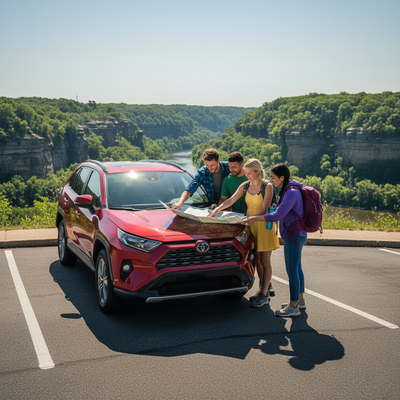 What’s the easiest route from Chicago to Starved Rock with a rental car?