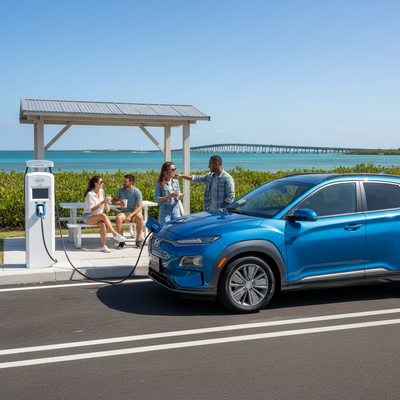 EV Road Trips in Florida: Charging from Orlando to Miami & the Keys