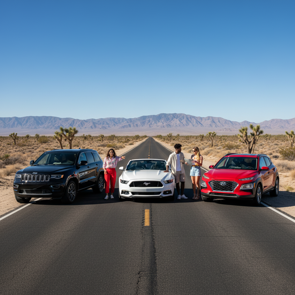 Best Rental Car Classes for Desert Drives Around Las Vegas
