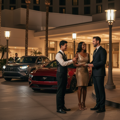 Valet Parking Etiquette in Miami, LA & Vegas for Rental Cars