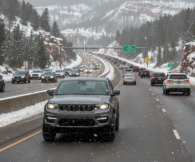 Denver Airport (DEN) Car Rental: Winter Tires, Chains & I‑70 Traffic