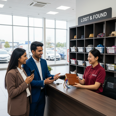 What Should I Do if I Forget Something Inside the Rental Car?