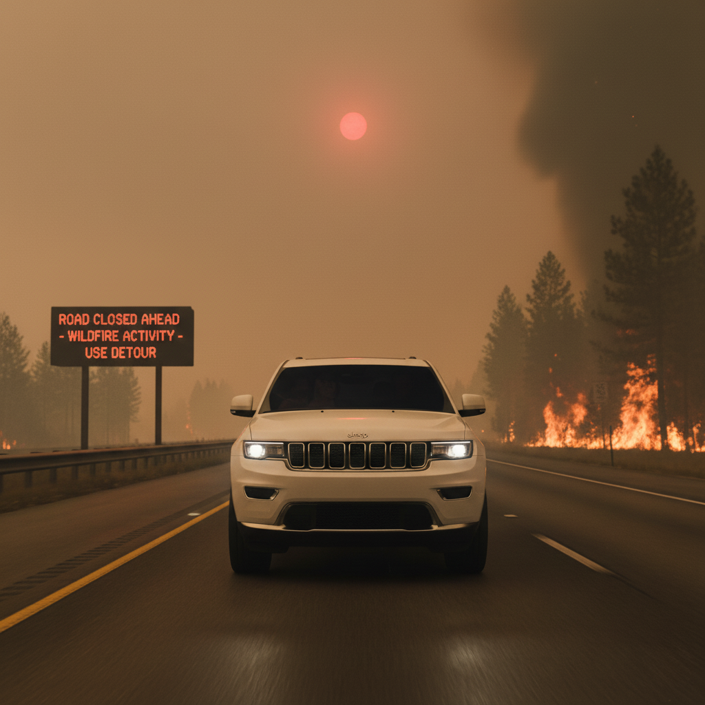 Wildfire Smoke & Closures: How to Plan Safer West‑Coast Drives