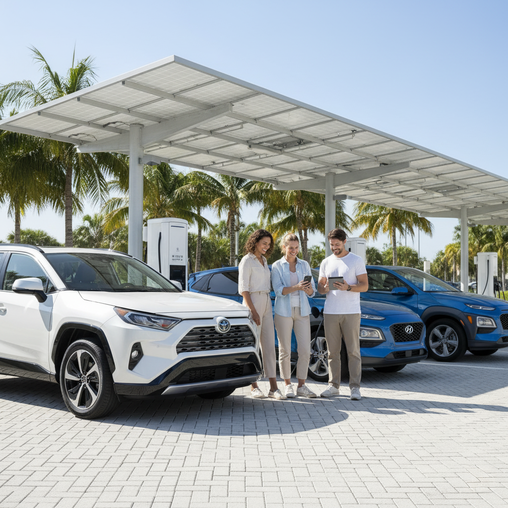 EV Rental in Florida: Networks, Charging & Itineraries