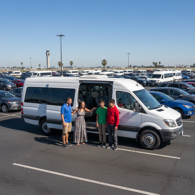 Where to rent a 10–12 passenger van at New York JFK (JFK)