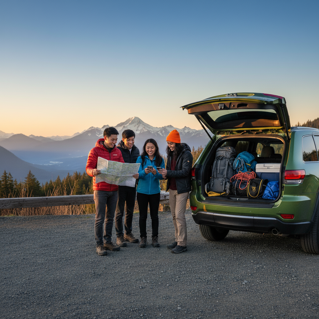 Are there mileage limits for Seattle rentals to national parks?