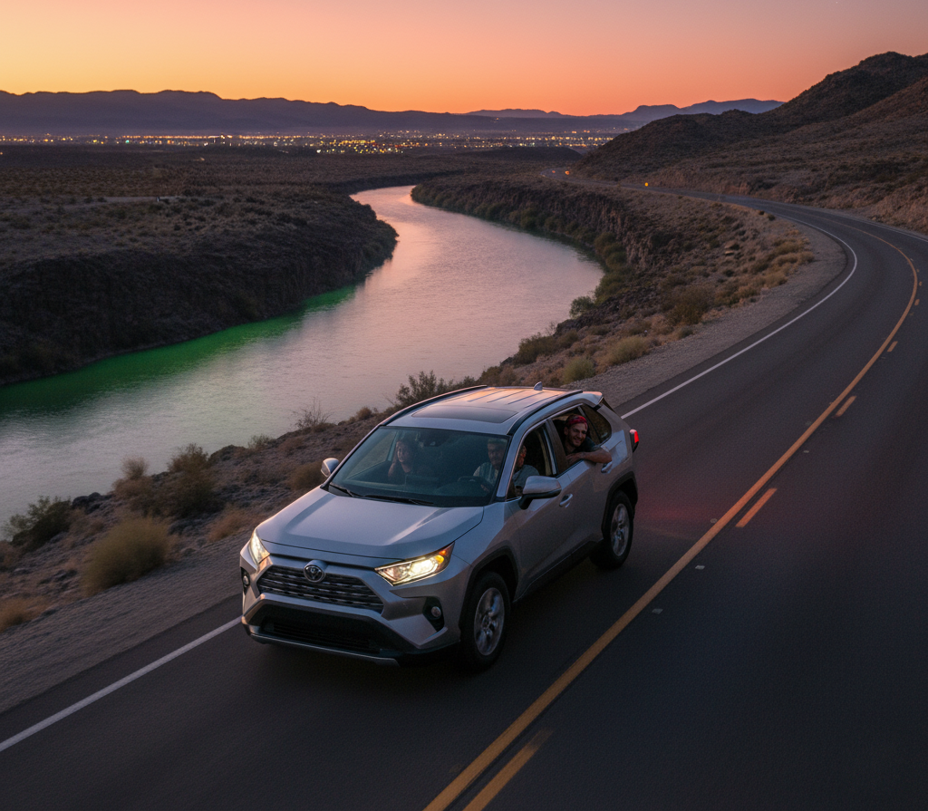 Vegas to Laughlin Haunted River Weekend by Rental Car: Scenic US‑95 & Parking