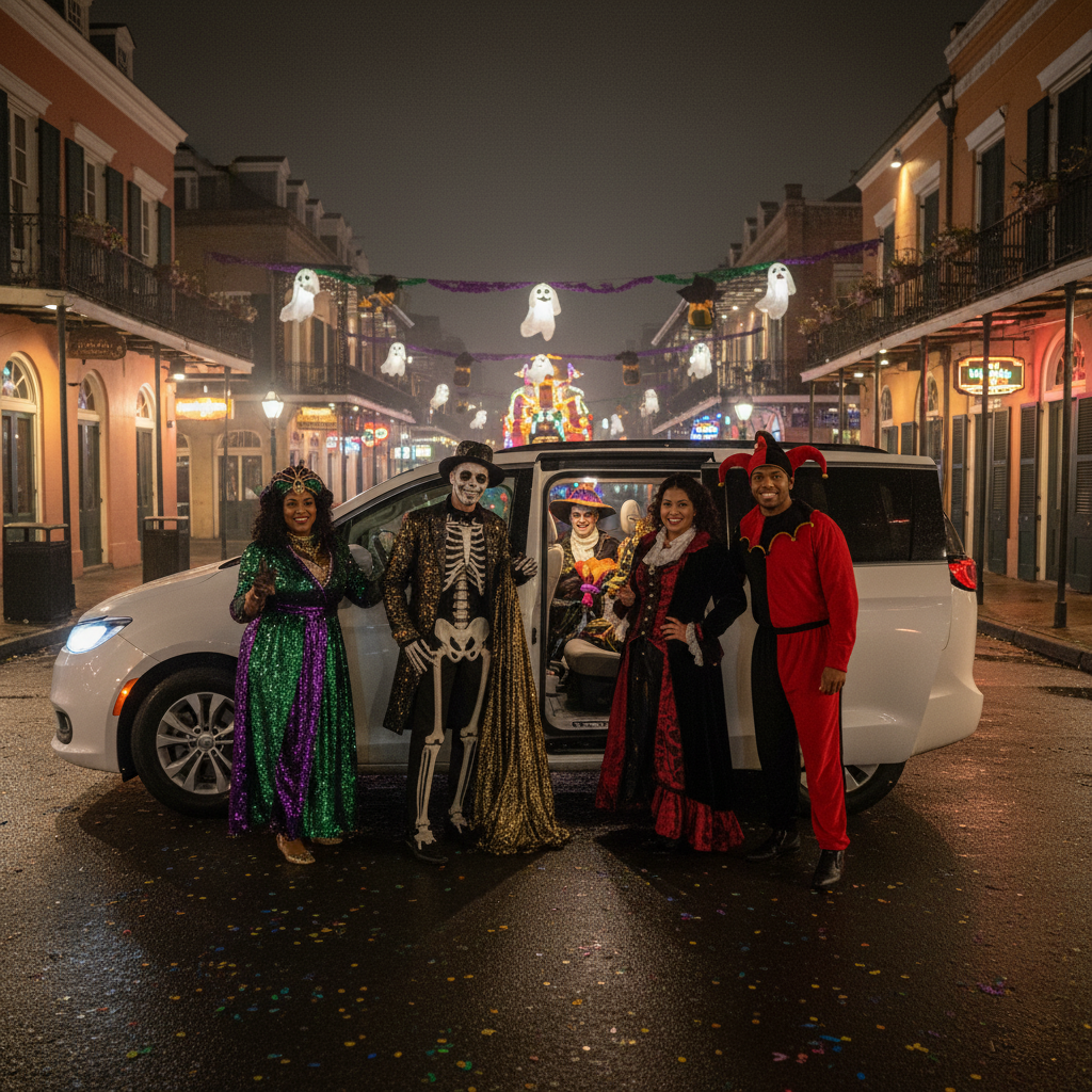 New Orleans Halloween by Rental Car: Krewe of BOO! Parking & Safety 2025