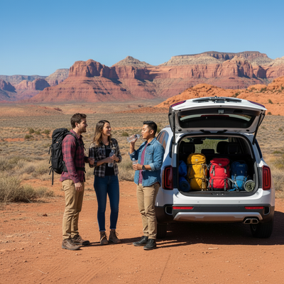 Do I need an SUV for Sedona and Antelope Canyon from Phoenix?