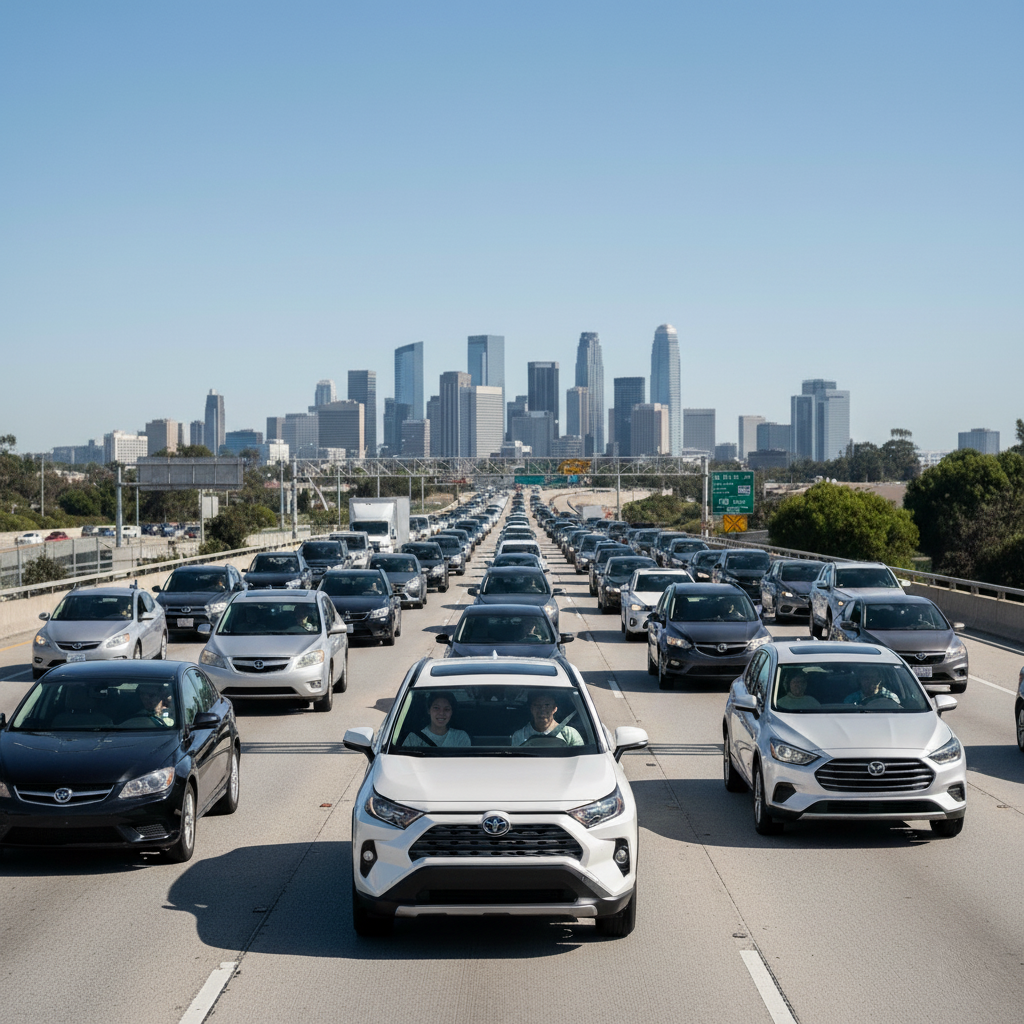 Are Phoenix HOV lanes open to rental cars with two passengers at rush hour?