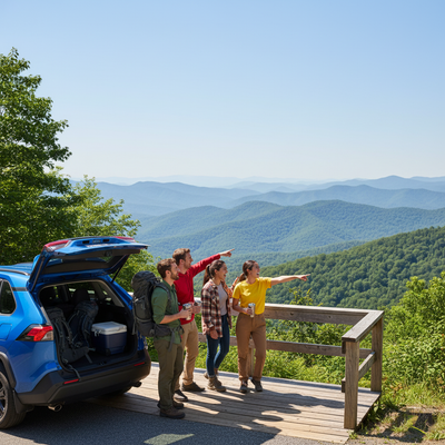Great Smoky Mountains Weekend by Car from Nashville: Parking & Scenic Stops