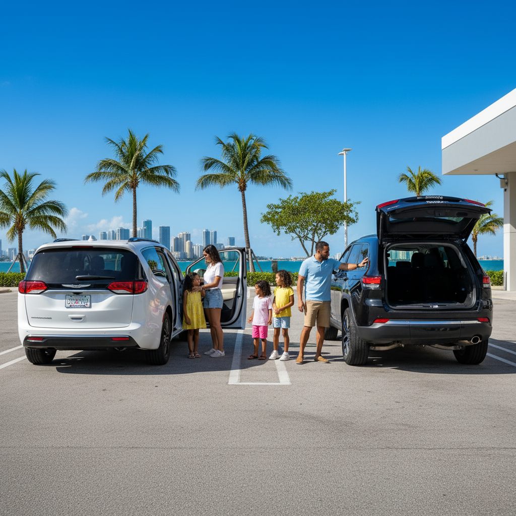 Best Family Car Rentals in Miami: SUVs vs Minivans Explained