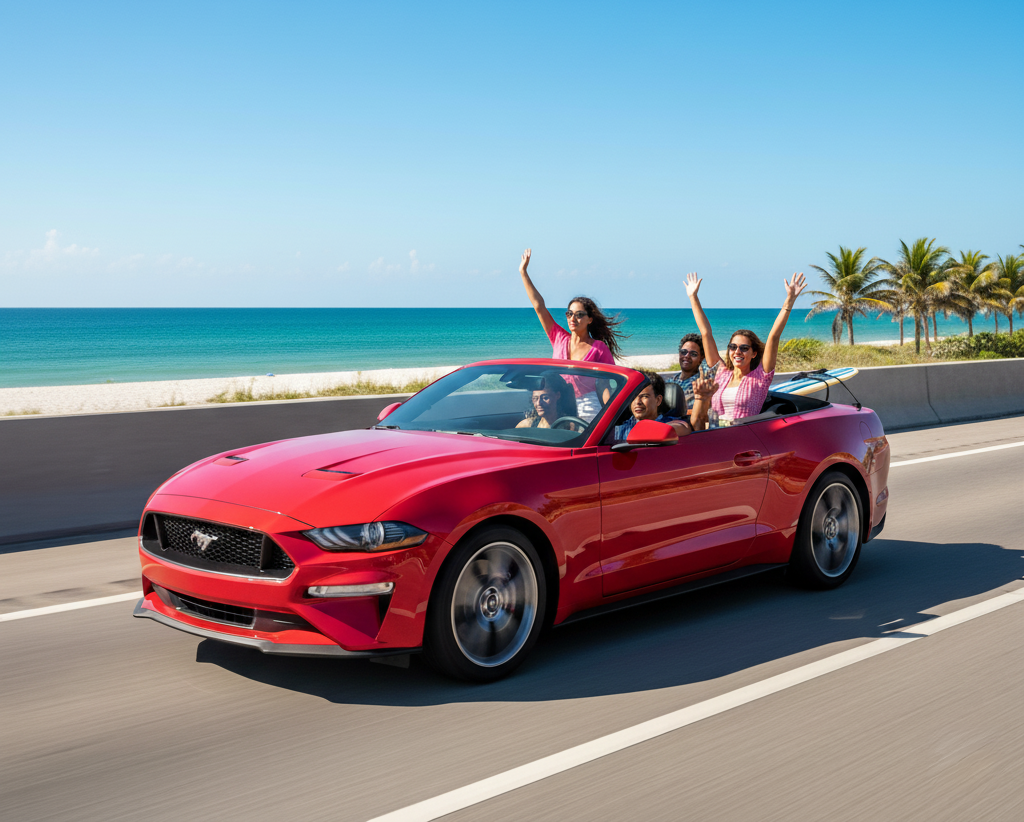 Florida Convertible Rentals: When Weather Actually Cooperates