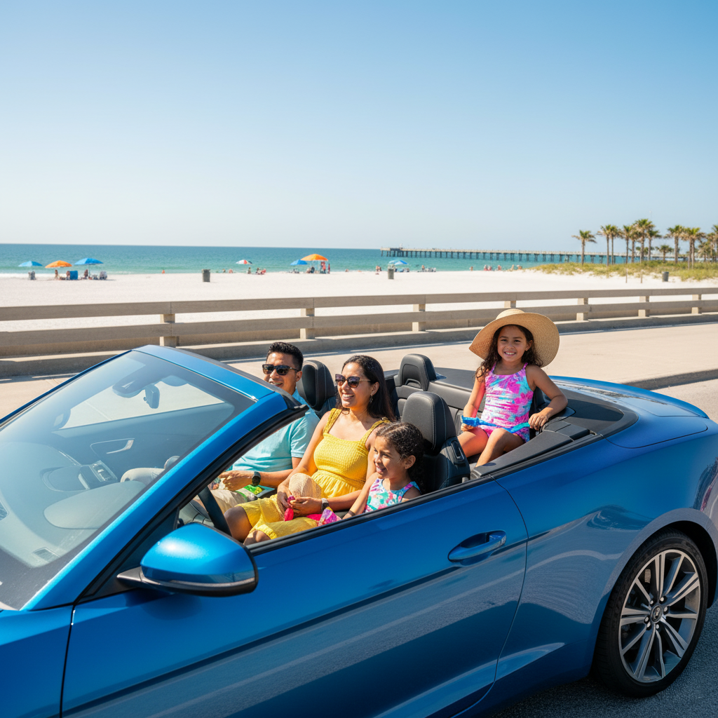 Orlando to Clearwater Beach by Rental Car: Sand & Sun Plan