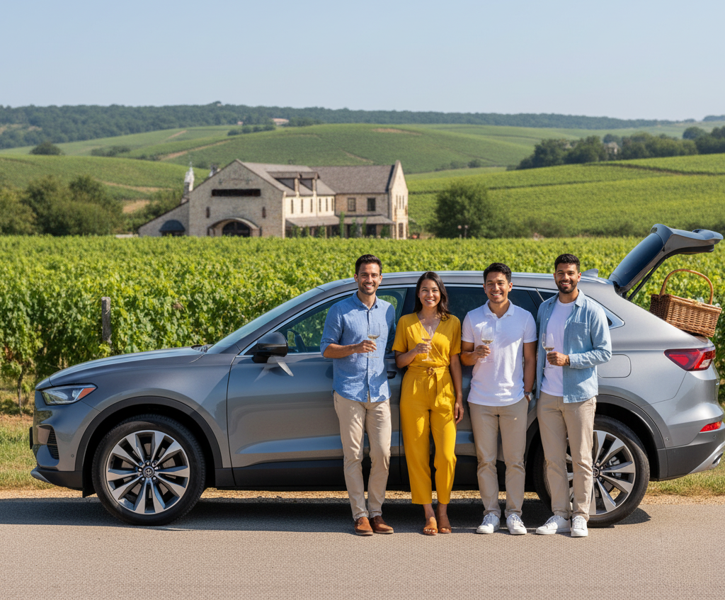 Austin to Fredericksburg by Rental Car: Wineries, German Eats & Parking