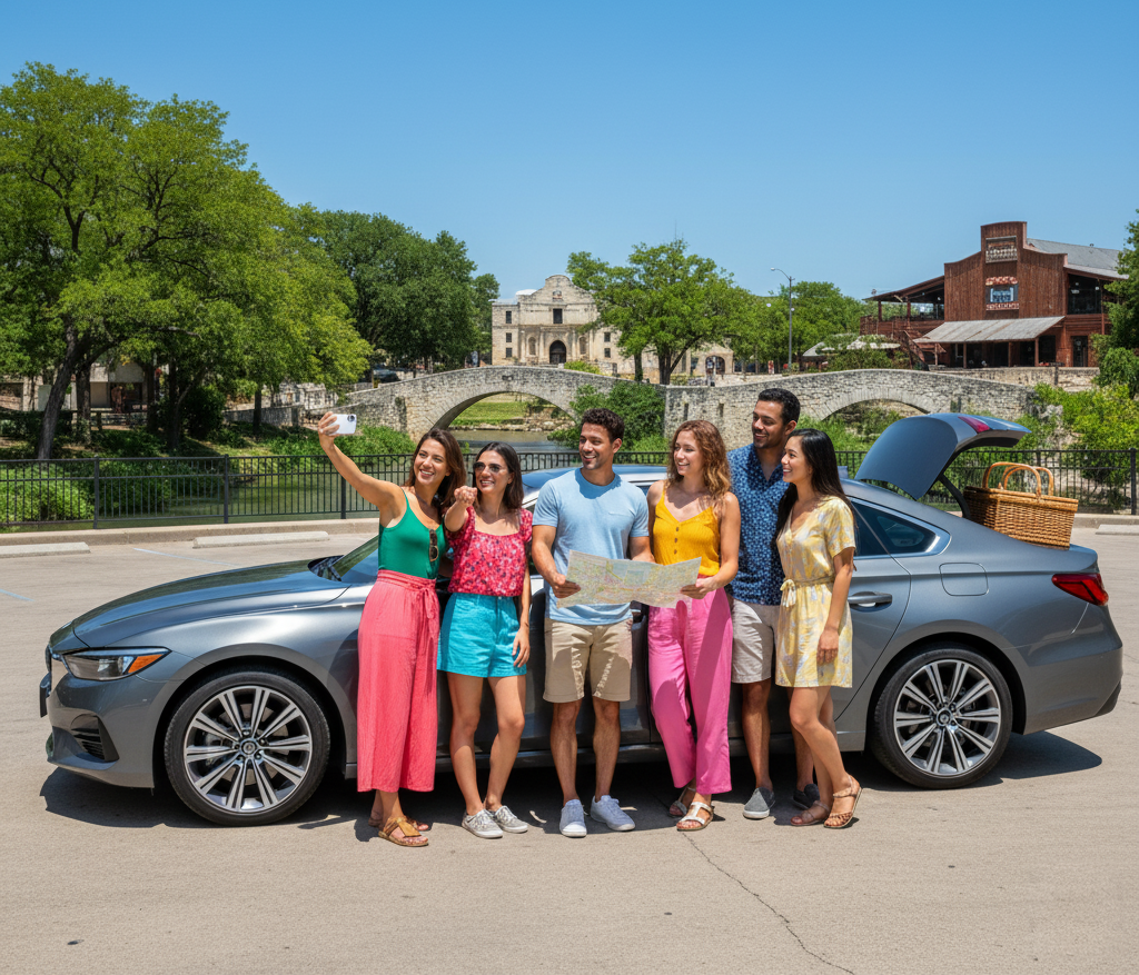 Austin to San Antonio by Rental Car: Missions, River Walk & BBQ Day Trip