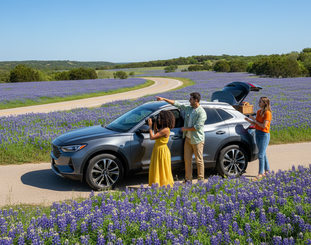 Austin to Texas Hill Country Bluebonnet Loop by Rental Car: Routes & Photo Tips