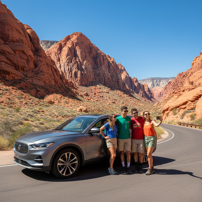 Red Rock Canyon by Rental Car: Scenic Loop & Photo Stops