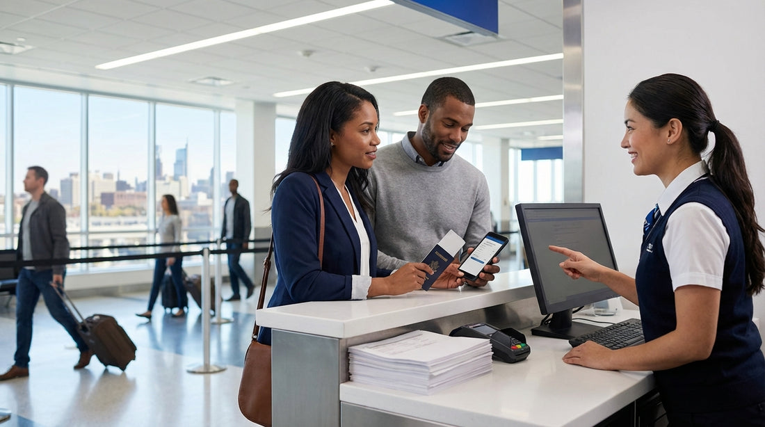 A car hire driving on a scenic road through the colorful autumn forests of Pennsylvania