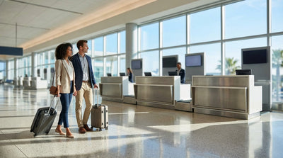 A row of diverse cars available for car rental in a well-lit garage at Tampa Airport