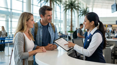 A person enjoys their car hire, driving a convertible on a scenic coastal highway in the United Estates