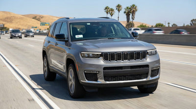 View from a car hire of the FasTrak express lanes on a sunny California highway