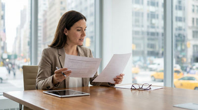 A couple loading luggage into a white car rental on a busy city street in New York