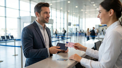 A tourist holding up keys for their car hire in the Philadelphia Airport parking garage in Pennsylvania