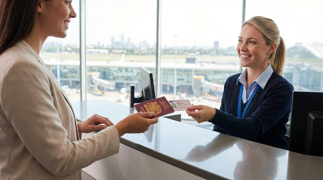 A modern car hire vehicle on a bustling New York street with yellow cabs and skyscrapers in the background