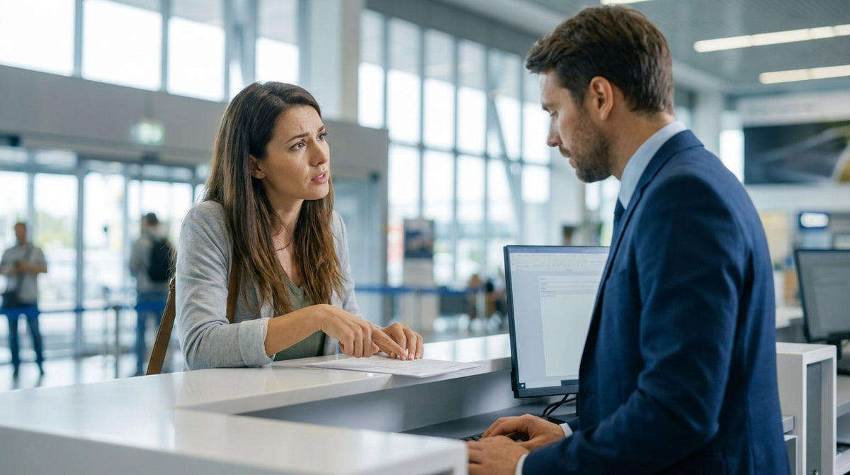 A sunny car rental parking lot in Florida with rows of clean cars and palm trees in the background