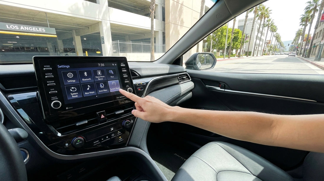 Clear saved phones and data on rental car screens in LA – Hola Car Rentals