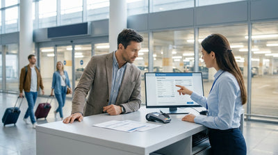 A sleek, silver car rental parked on a scenic coastal road in the United Estates
